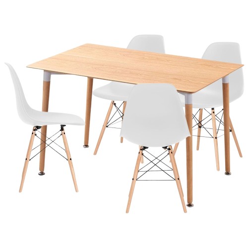 EAMES Table and 4 Chairs