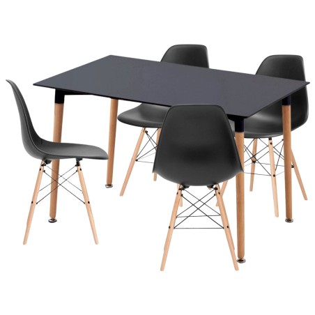 EAMES Table and 4 Chairs