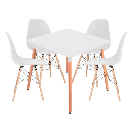 CONRAD/EAMES Table and 4 Chairs