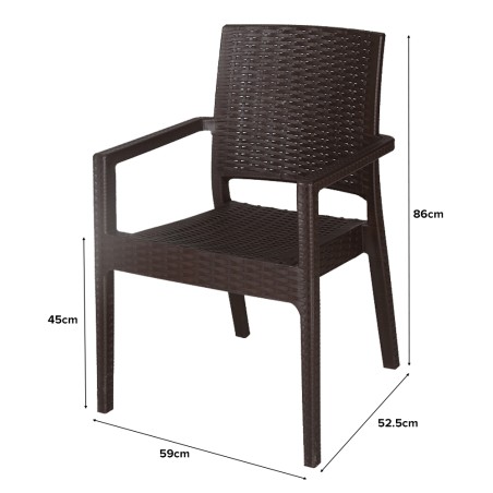 HAMLIM Dining Chair, Outdoor