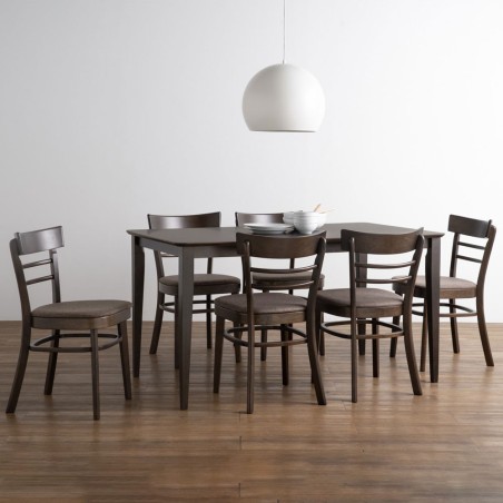 CHARMANT/NAMID Dining Table and 6 Chairs