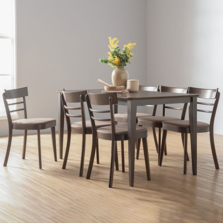 CHARMANT/NAMID Dining Table and 6 Chairs