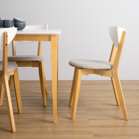 AIMON/NAIDA/ARTHUR Table with 2 Chairs and 1 Bench