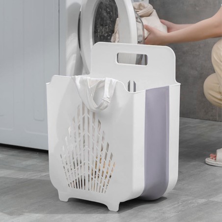 EVONY Collapsible Hanging Laundry Basket