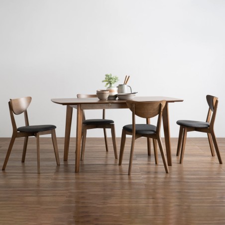 ARTHUR/NAIDA Extendable Dining Table and 4 Chairs