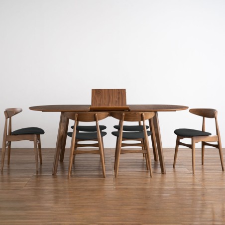 VERNER/TASHA Extendable Dining Table and 4 Chairs