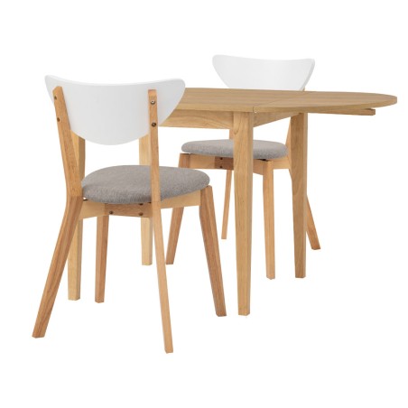 TAURITE/NAIDA Extendable Table and 2 Chairs