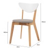 AIMON/NAIDA/ARTHUR Table with 4 Chairs and 1 Bench