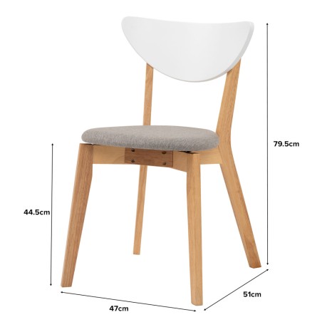 ARTHUR/NAIDA Round Table and 4 Chairs