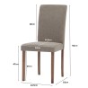 AIMON/LENORE Dining Table with 4 Chairs and 1 Bench