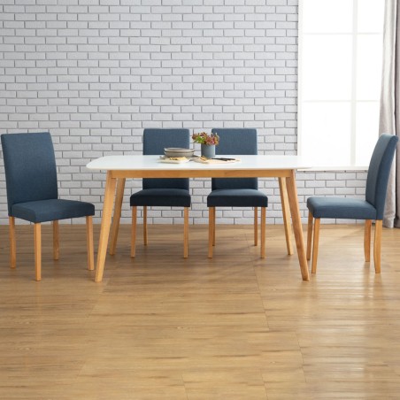 AIMON/LENORE Dining Table and 4 Chairs