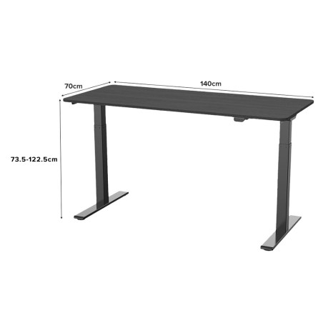 VISIONSWIPE SIRIUS Standard Height Adjustable Standing Desk