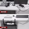 VISIONSWIPE Underdesk Cable Management Tray VISIONSWIPE Underdesk Cable Management Tray