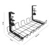 VISIONSWIPE Underdesk Cable Management Tray VISIONSWIPE Underdesk Cable Management Tray