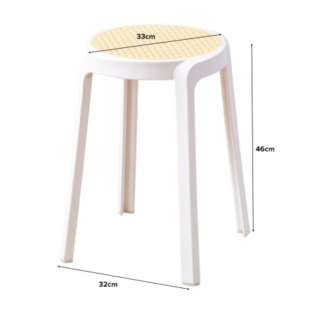 ELIN Stool, Stackable