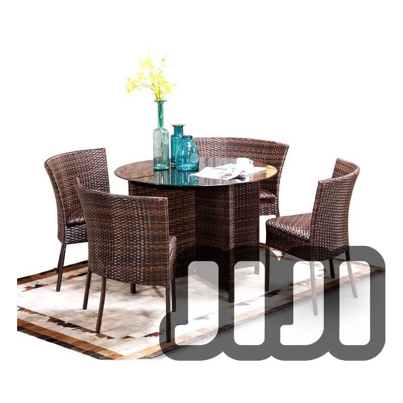 Tango Outdoor Ratten Tempered Space Saving Basic Glass Dining Table Tango Outdoor Ratten Tempered Space Saving Basic Glass Dining Table With 4 Chairs 147 Loading Zoom