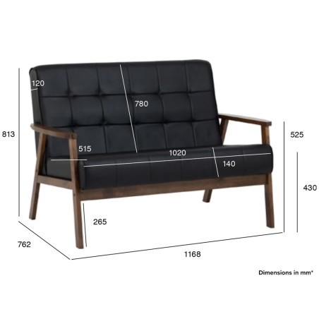 HIACE 2 Seater Sofa