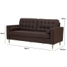 VENTO 3 Seater Sofa - JIJI.SG