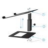 VISIONSWIPE Premium Aluminum Laptop Stand - JIJI.SG