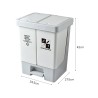 ELIOTT Dual Compartment Dustbin - JIJI.SG