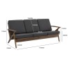 ADAM 3 Seater Sofa - JIJI.SG