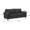 VENTO 3 Seater Sofa - JIJI.SG