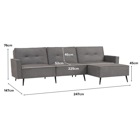 ALDWIN L-Shaped Sofa