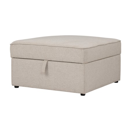 TRAVIS 4 Seater Corner Extended Modular Sofa with Storage Ottoman