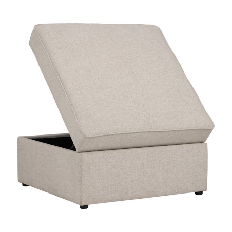 TRAVIS 4 Seater Corner Extended Modular Sofa with Storage Ottoman