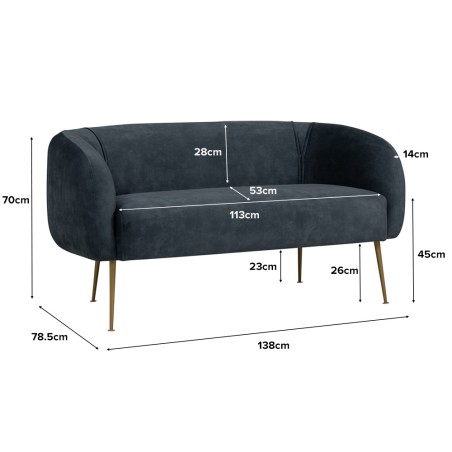 ABBE 2 Seater Sofa