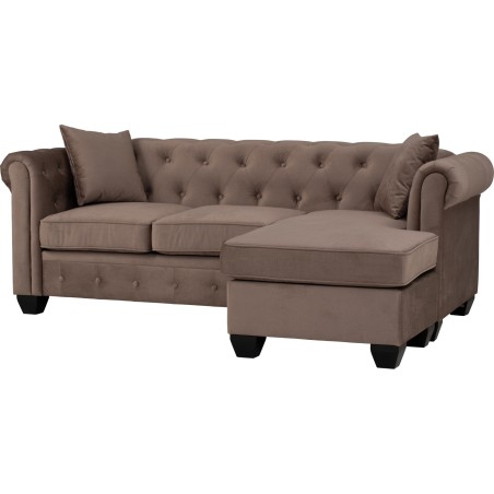 CURT L-Shaped Chesterfield Sofa