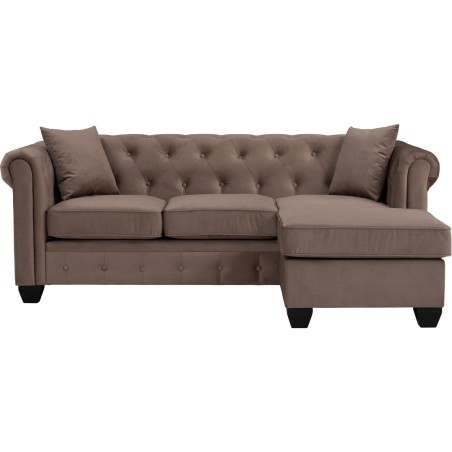 CURT L-Shaped Chesterfield Sofa