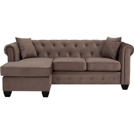 CURT L-Shaped Chesterfield Sofa