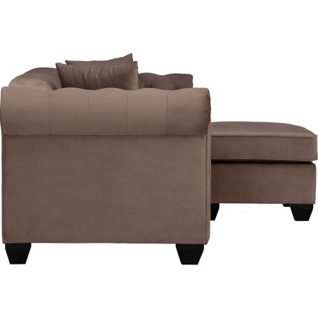 CURT L-Shaped Chesterfield Sofa