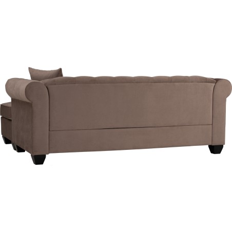 CURT L-Shaped Chesterfield Sofa