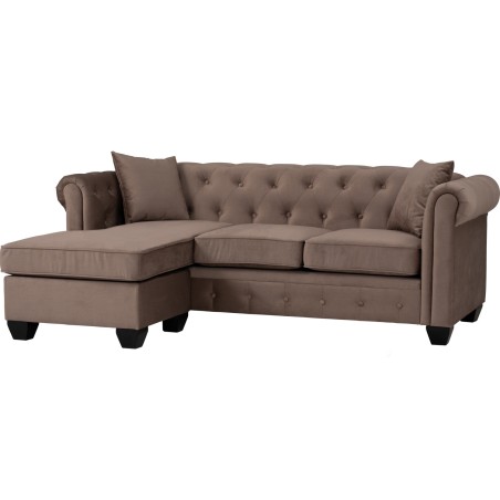 CURT L-Shaped Chesterfield Sofa