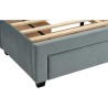 MILA Upholstered Storage Bed - JIJI.SG