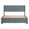 MILA Upholstered Storage Bed - JIJI.SG