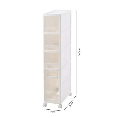 RADFORD Movable Slim Drawer Cabinet