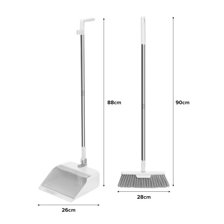 HALI Rotatable Broom and Dustpan