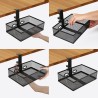 VISIONSWIPE Rotatable Under Desk Basket Clamp - JIJI.SG