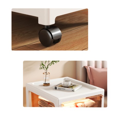 SAMEYA Storage Cabinet with Castors