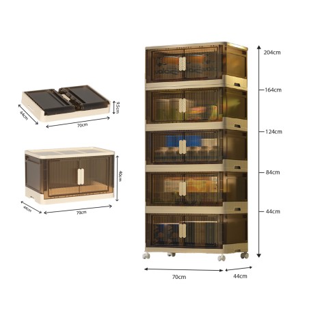 ODYSSEUS Foldable Storage Cabinet with Castors