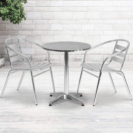 BOSEN Aluminium Round Table, Foldable