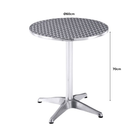 BOSEN Aluminium Round Table, Foldable