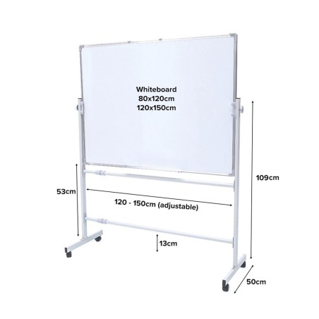 ONES Magnetic Whiteboard with Castors