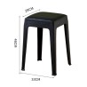 DANTE Cushioned Stool, Stackable - JIJI.SG