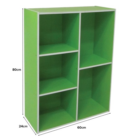 TEAL Coloured Bookcase