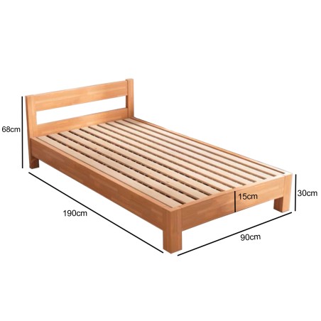 DREAMAX SJODIN Single Bed with Headboard