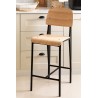 INGEL Bar Stool with Backrest - JIJI.SG